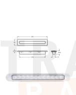 Hella High Efficacy LED Interior Lamp - White, 12V DC (2641HB-12V) 