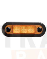 Hella Wide Rim LED Courtesy Lamp - Amber, 24V DC (95951053)