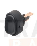 Hella 4475 Compact On-On Changeover Rocker Switch - Black