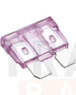 Hella MIning 9.HM4973 Mini Blade Fuse - 3A, Violet (Pack of 30)