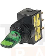 Hella Off-On Toggle Switch - Green Illuminated, 12V (4422)