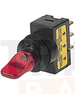 Hella Off-On Toggle Switch - Red Illuminated, 12V (4421)