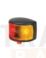 Hella LED Side Marker Lamp Amber/Red 12/24V Black Base with Deutsch