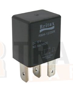 Britax Micro Relay 12V 35amp n/o 4 Pin Resistor Type 