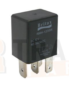 Britax C/over Micro Relay 12V 25/30a 5 PIN n/o Resistor Type